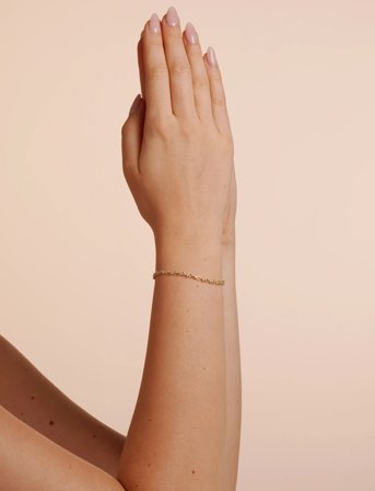 SNÖ of Sweden Noctelle Crystal Brace G/Clear - Onesize - Gold - ONE SIZE