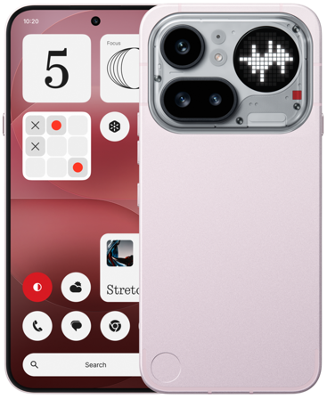 Nothing Nothing Phone (4a) Pro 12+256 Pink - Eu - Smartphone med 50 MP kamera och 144 Hz skärm
