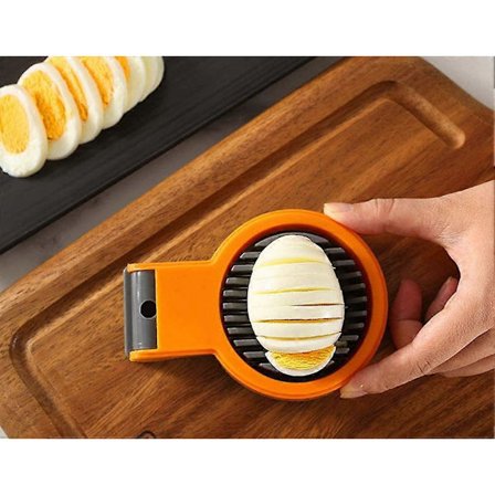 2 stk. Multifunktionel Japansk Æggeskærer Æggedeler Jordbær Avocado Splitter Køkkenredskab
