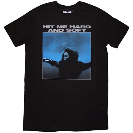 Billie Eilish Dam/Kvinnor Hit Me Hard And Soft Låtlista T-shirt