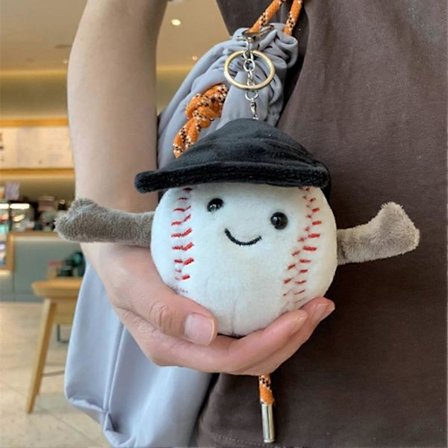 Amuseables Fodbold Plyslegetøj Sød Plys Sportsbold Pude Gave Kompatibel med Børn Sportsfans Boligindretning