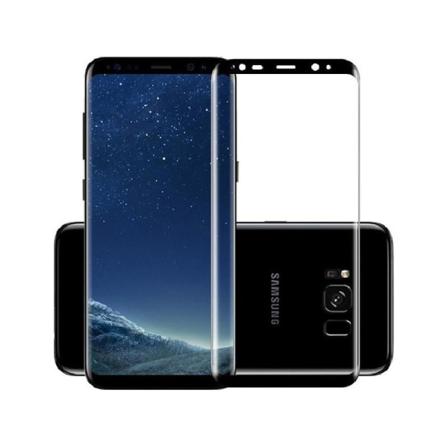 Samsung S8 Plus Fullframe 0.26mm 3d 9h Härdat Glas Svart