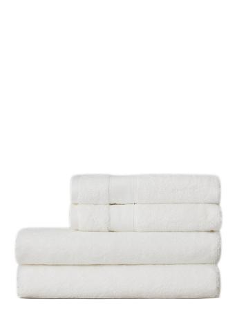Hotel Cotton/Modal/Mulberry Silk Towel White Home Textiles Bathroom Textiles Towels & Bath Towels Bath Towels White Lexington Home