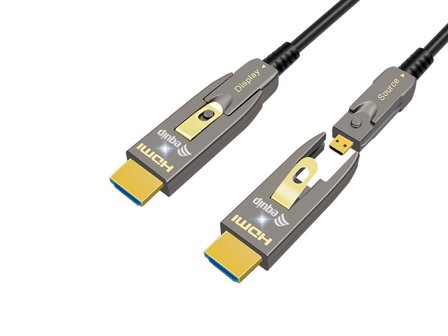 Equip HDMI HS Ethernet 2.0 D-A D-AOC 4K/60Hz 30.00m grau