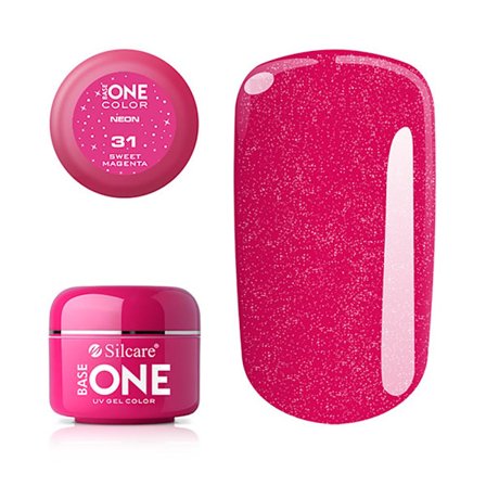 Base one - UV-geeli - Neon - Sweet Magenta - 31 - 5 grammaa
