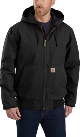 Carhartt Men's Duck Active Jacket Men other lightly-lined jackets Black M