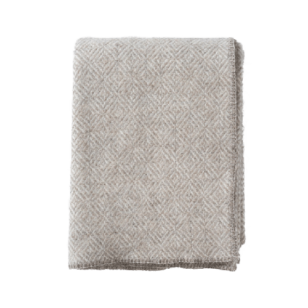 Klippan Diamonds Filtar & plädar Unisex Beige 130 X 180