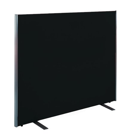Floor screen, 1600x1500 mm, black