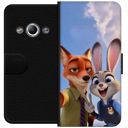 Yhteensopiva Lompakkokotelo Samsung Galaxy Xcover 3 Zootopia Nick ja Judy Parhaat Ystävät