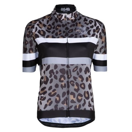 8848 Altitude Women's Valentine Bike Jersey Women Short sleeved fitness sweater Grey 36