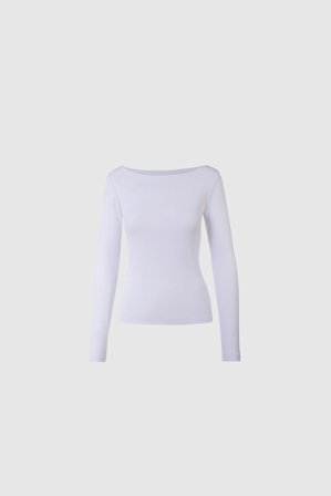 CAMILLA PIHL - Petronella Rib Boatneck - White - XXL