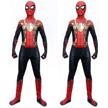 Kids Boys Avengers Iron Spiderman Superhjälte Cosplay Kostym