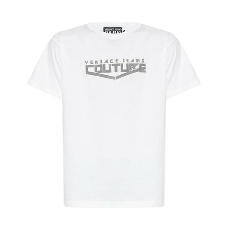 Versace Jeans Couture - T-shirts - Vit - Herr - Storlek: M, Herr, Storlek: M