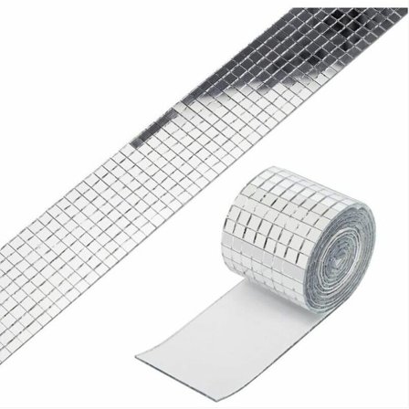 Peilimosaiikkilaatat itseliimautuva DIY koriste-lisävaruste, Sel