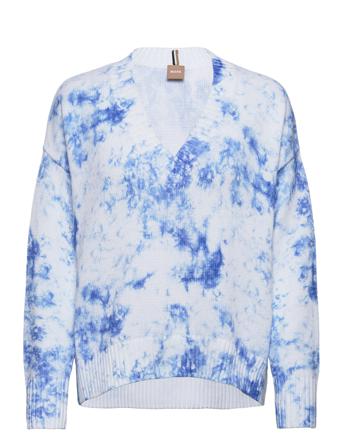 C_Faverde Pullover Blå BOSS