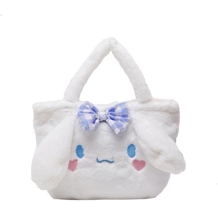 Kawaii Sanrio Plysjveske My Melody Anime Vesker Kt Cat Purin Dog Kuromi Plysjryggsekk for jenter H