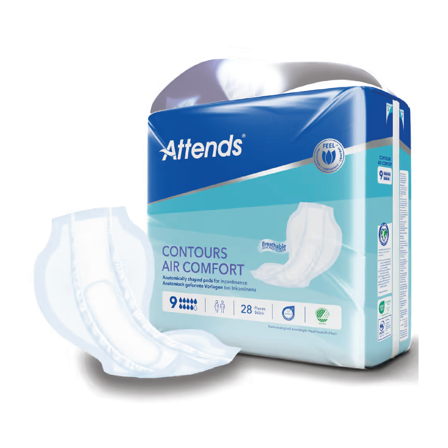 Attends Contours Air Comfort 9, 28 stk.