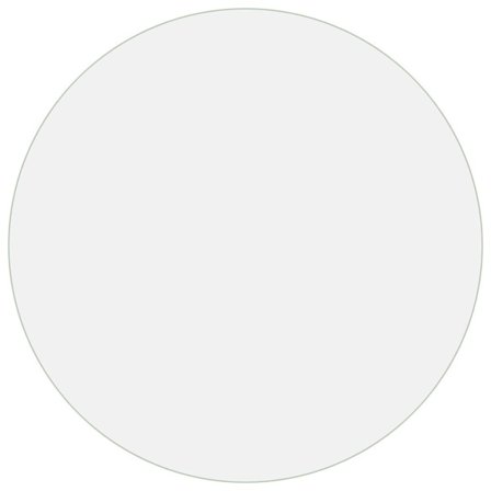 vidaXL Bordsskydd genomskinligt Ø 70 cm 2 mm PVC