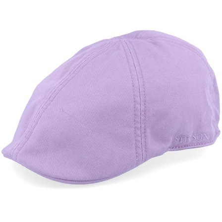 Stetson - Purple flatcap Czapka Z Daszkiem - Texas Cotton Lilac Flat Cap @ Hatstore