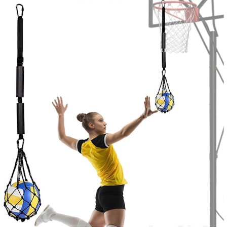 Volleyball spike træner, justerbar volleyball impact træner, volleyball træner, impact og spike træningsudstyr, forbedre impact jump armhastighed