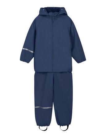 CeLaVi Basic Rainwear Set -Recycle Pu - Navy - 130