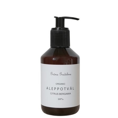 Gröna Gredelina Alepposåpe Citrus 250 ml