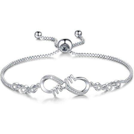 Julegaver til kvinder, Infinity Love Armbånd til kvinder og piger, Julegave til fødselsdag, Mors Dag Smykkergaver til hende, kæreste, kone, mor