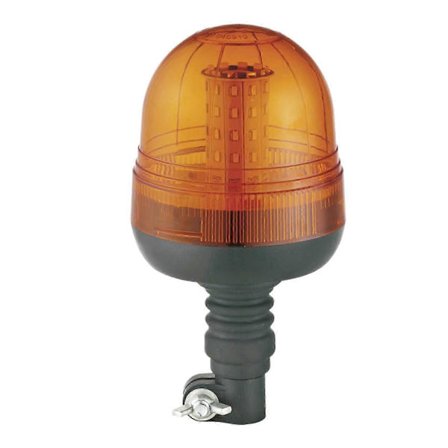 LED Rundtlys Orange Med Magnetfod, Blinklys