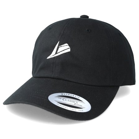 Sneakers - Nero adjustable Cappellino - White Logo Black Dad Cap Adjustable @ Hatstore