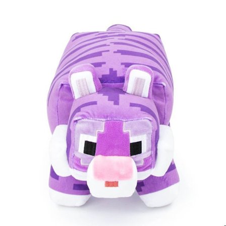 Plyschkudde Minecraft Lila Tiger