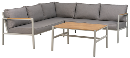 Brafab Cap Loungeset Light Grey/Grå, Utemöbler