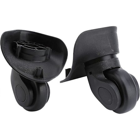 1 Par A08 Kuffert Hjul til Udskiftning af Spinner Hjul Universal Kuffert Reservehjul Lydløse Ruller Hjul Reparationsdele Trolley Gummihjul
