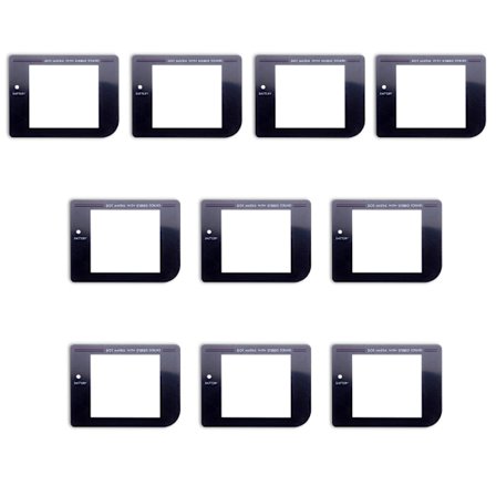 Case Cover Glasskyddsdel för Gameboy Game Boy GB