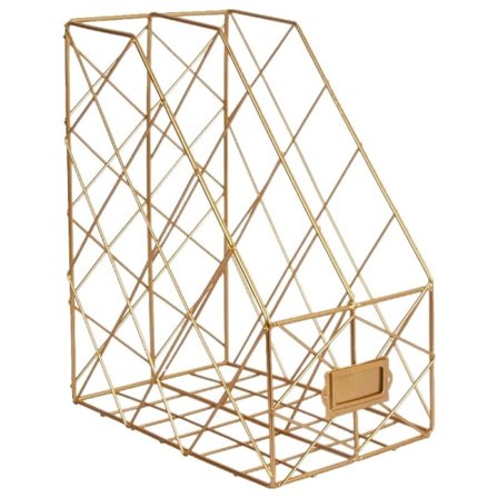 Magasin Filholder 2 Slots Desktop Filopbevaring Organizer Box Desktop Grid Filopbevaring Box Brevopbevaring