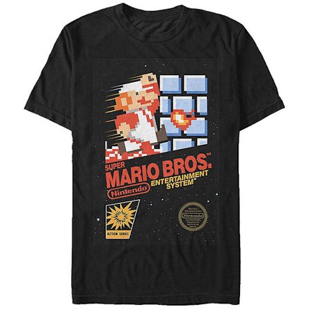 Cartridge Art Super Mario Brothers T-shirt