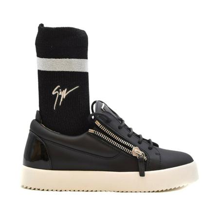 Giuseppe Zanotti, Sneakers Zwart, Dames, Maat:36 EU