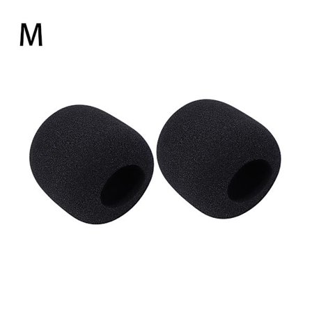 Professionelt mikrofondæksel Rund kugleform Mikrofonforrude Mikrofonhætte Svamp Universalt forrudedæksel til de fleste mikrofoner