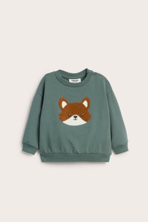 Kappahl | Bluza z lisem | Zielony khaki