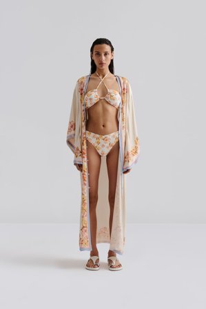 Malina - Blanka bikini top - XL - Cream Peony