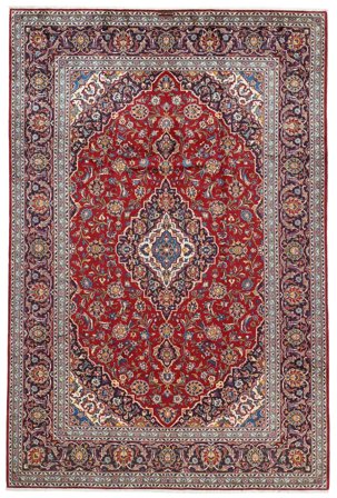 Medallion Large Keshan Rug 238X357 Wool