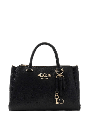 Guess ANISE TRIPLE COMP SATCHEL Handväskor Dam Svart ONESIZE