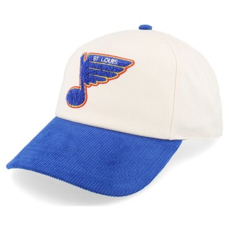 American Needle - NHL Beige adjustable Keps - St. Louis Blues Burnett Cream/Royal Adjustable @ Hatstore
