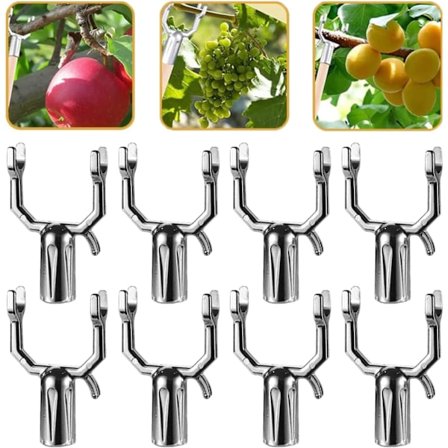 8 stk Frukttrær Gren Krykke, Plante Gren Støtte, Tre Krykker-Tre Støtte, Plante Støtte, Tre Støtte Metall Grenklemmer For Frukttrær