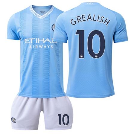23-24Manchester City koti aikuisten lasten jalkapallosarja nro 10 Grealish No. 10 Grealish 28