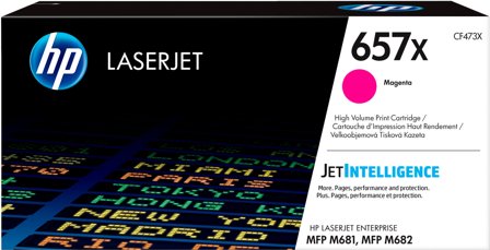 HP 657X magenta original LaserJet-tonerkassett med hög kapacitet, 889894325525