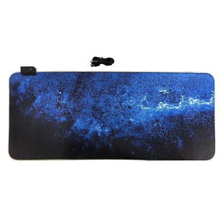 Gaming musemåtte med RGB-belysning og vintergadedesign - 70x30