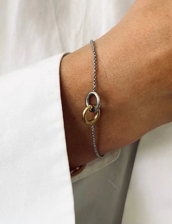 Bud to rose Hitch Bracelet Mix - Silver - ONE SIZE