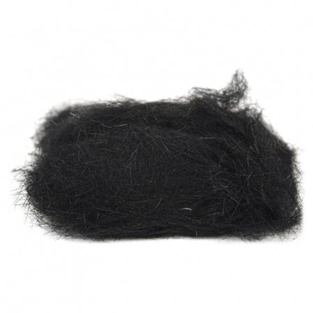 Snowshoe Rabbit Foot Dubbing - Black