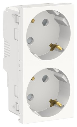 Schneider Electric NU306718A Stikkontakt 45 x 90 x 40,4 mm, Installasjonsmaterial