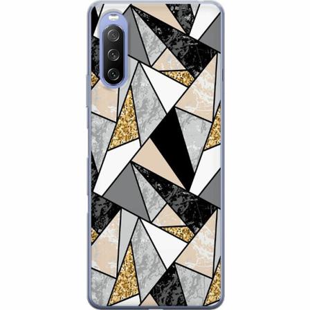 Sony Xperia 10 Iii Genomskinligt Skal Marble Print